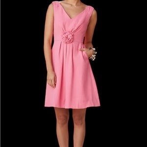 Lilly Pulitzer The Parker Pink V-Neck Dress